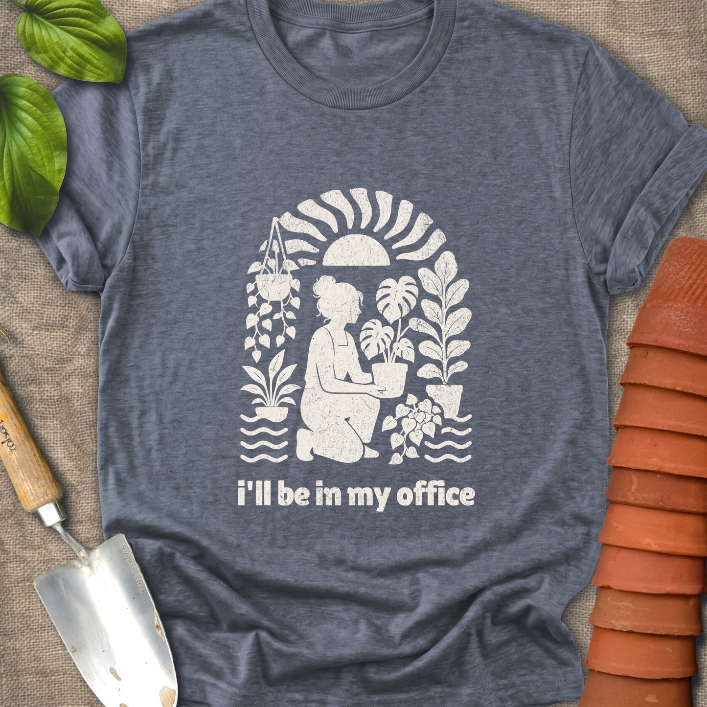 I'll Be In My Office Plant Person Shirt