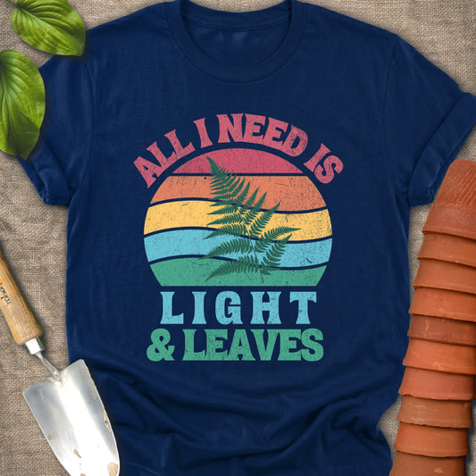 Light and Leaves Retro Sunset