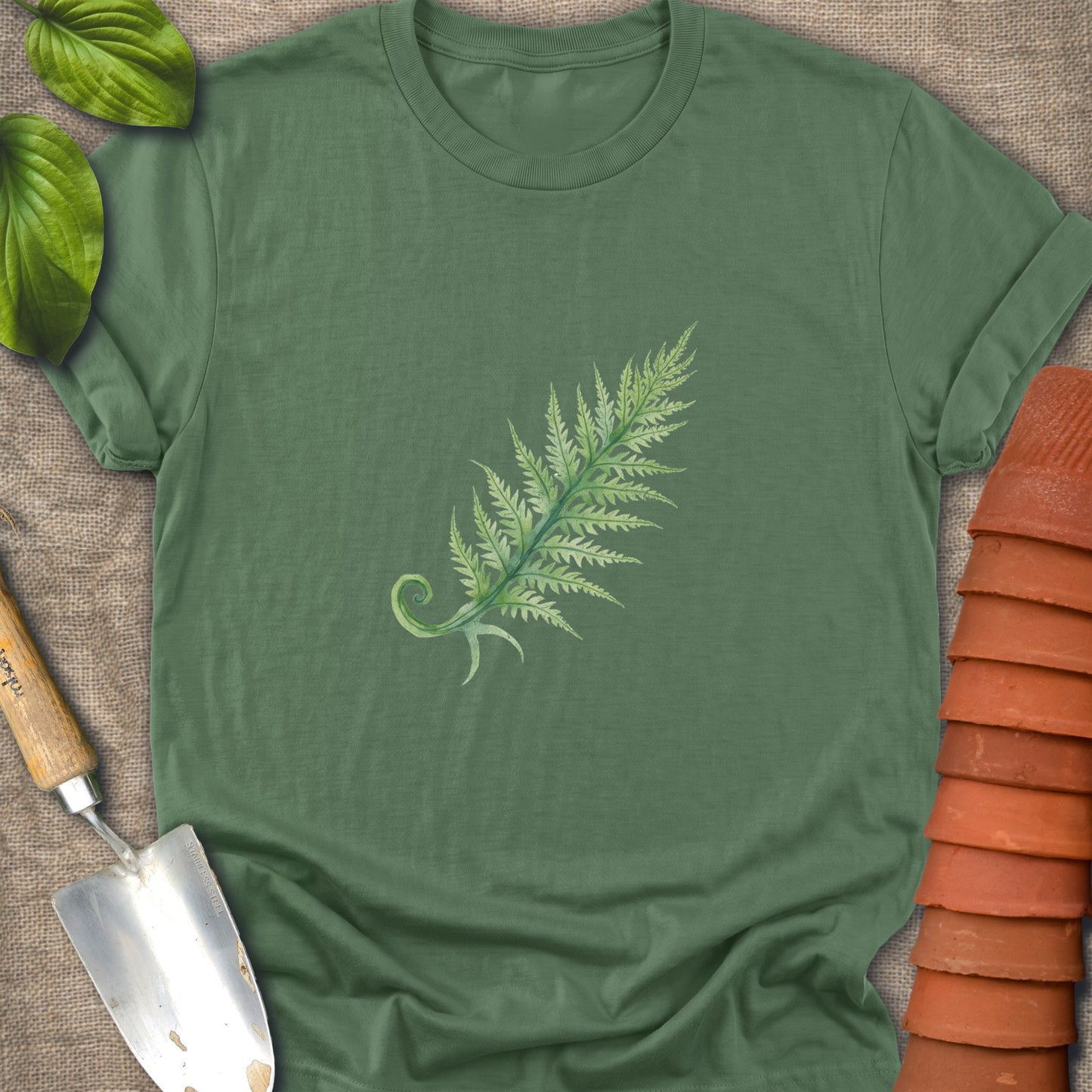 Green Fern Frond Shirt