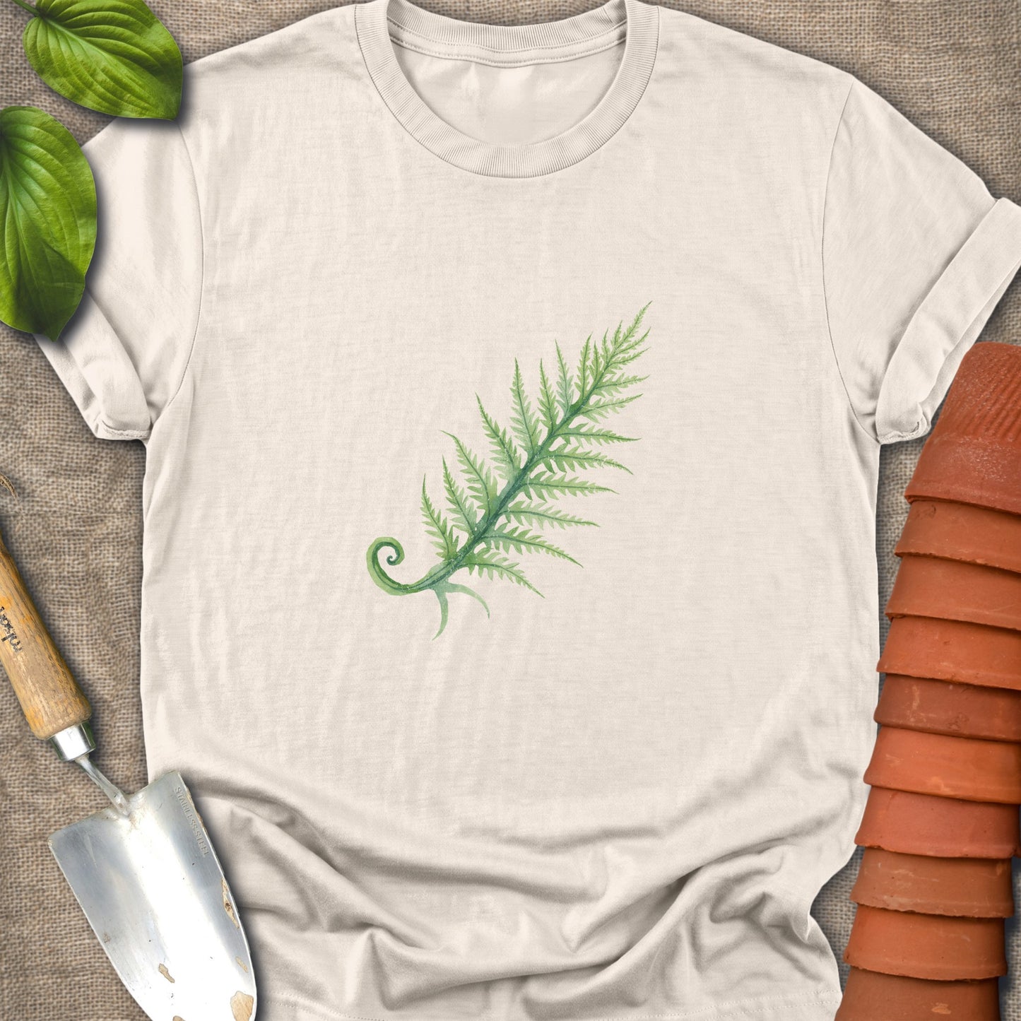 Green Fern Frond Shirt