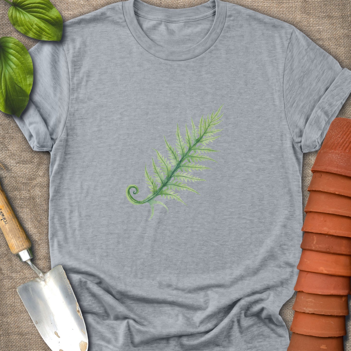 Green Fern Frond Shirt