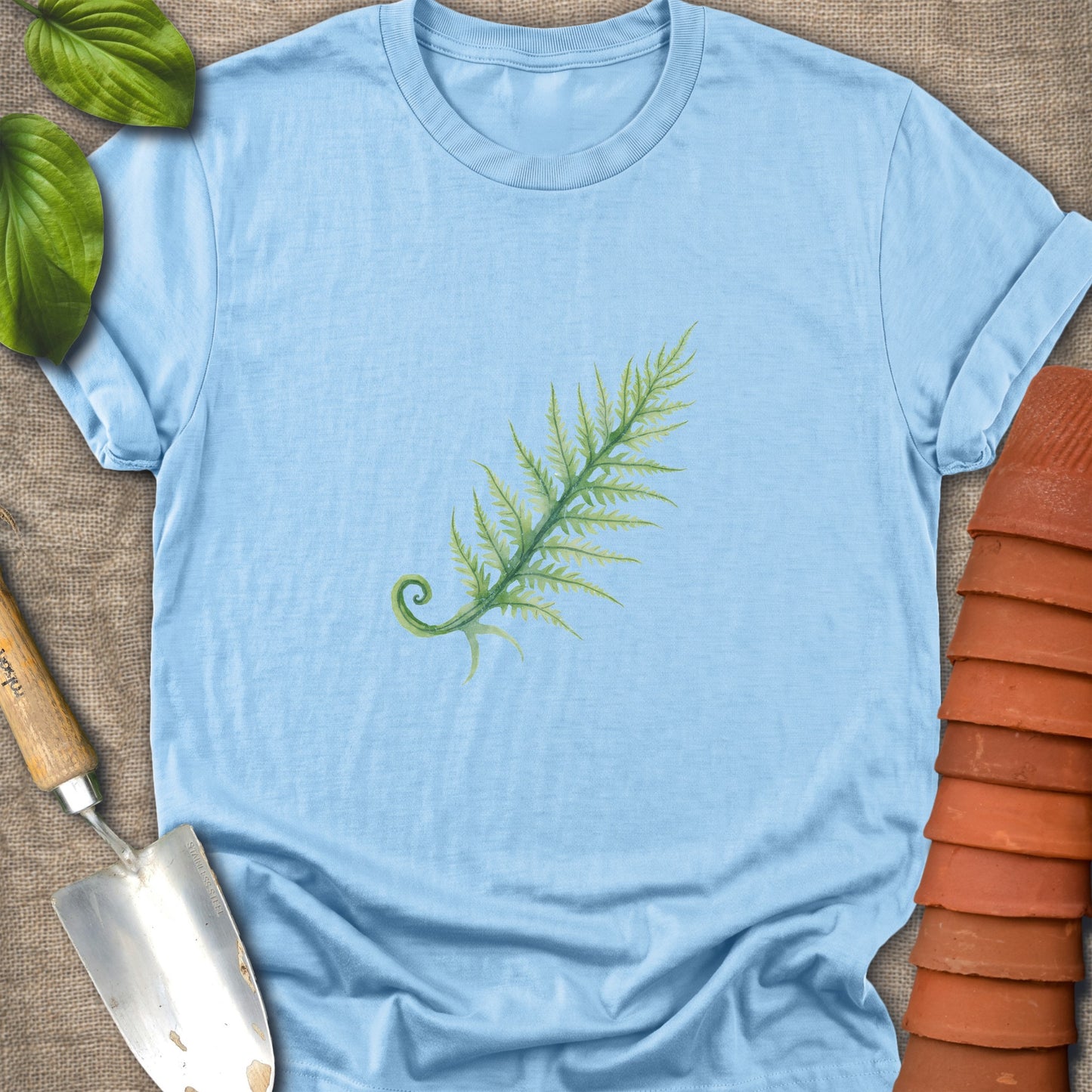 Green Fern Frond Shirt