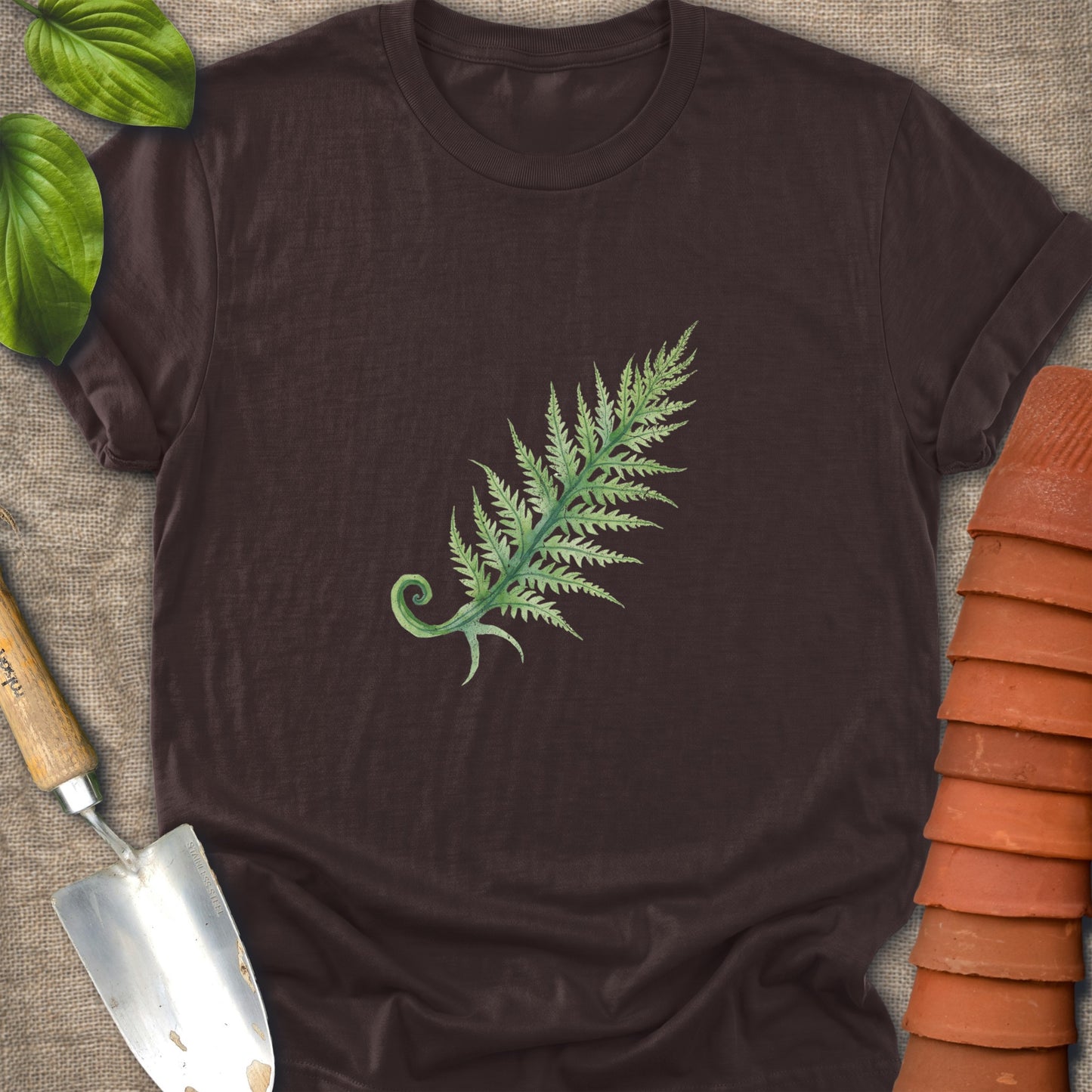 Green Fern Frond Shirt