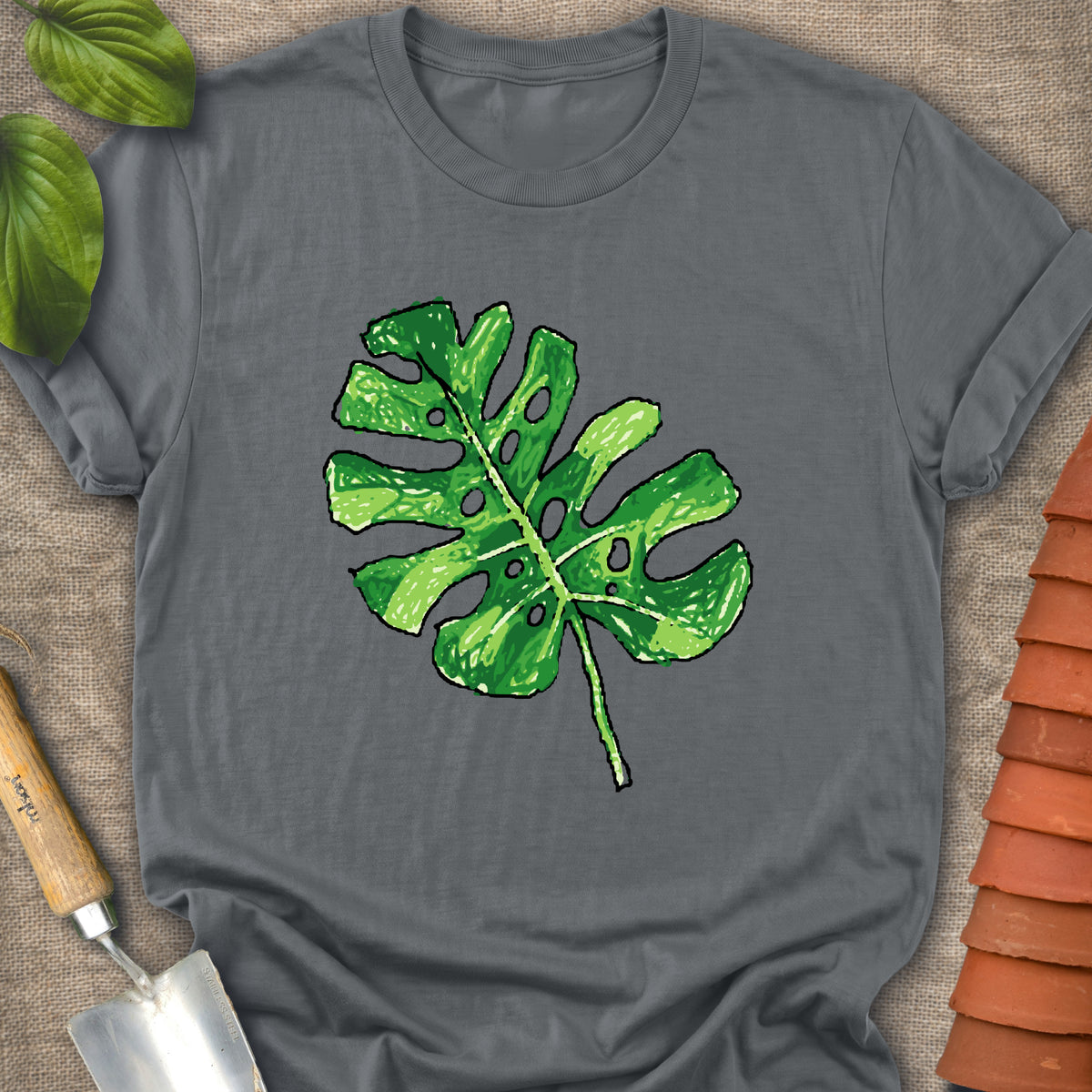 Monstera Leaf Sketch