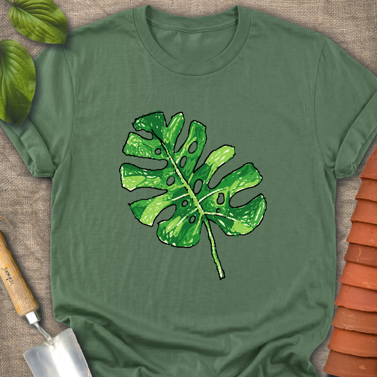 Monstera Leaf Sketch