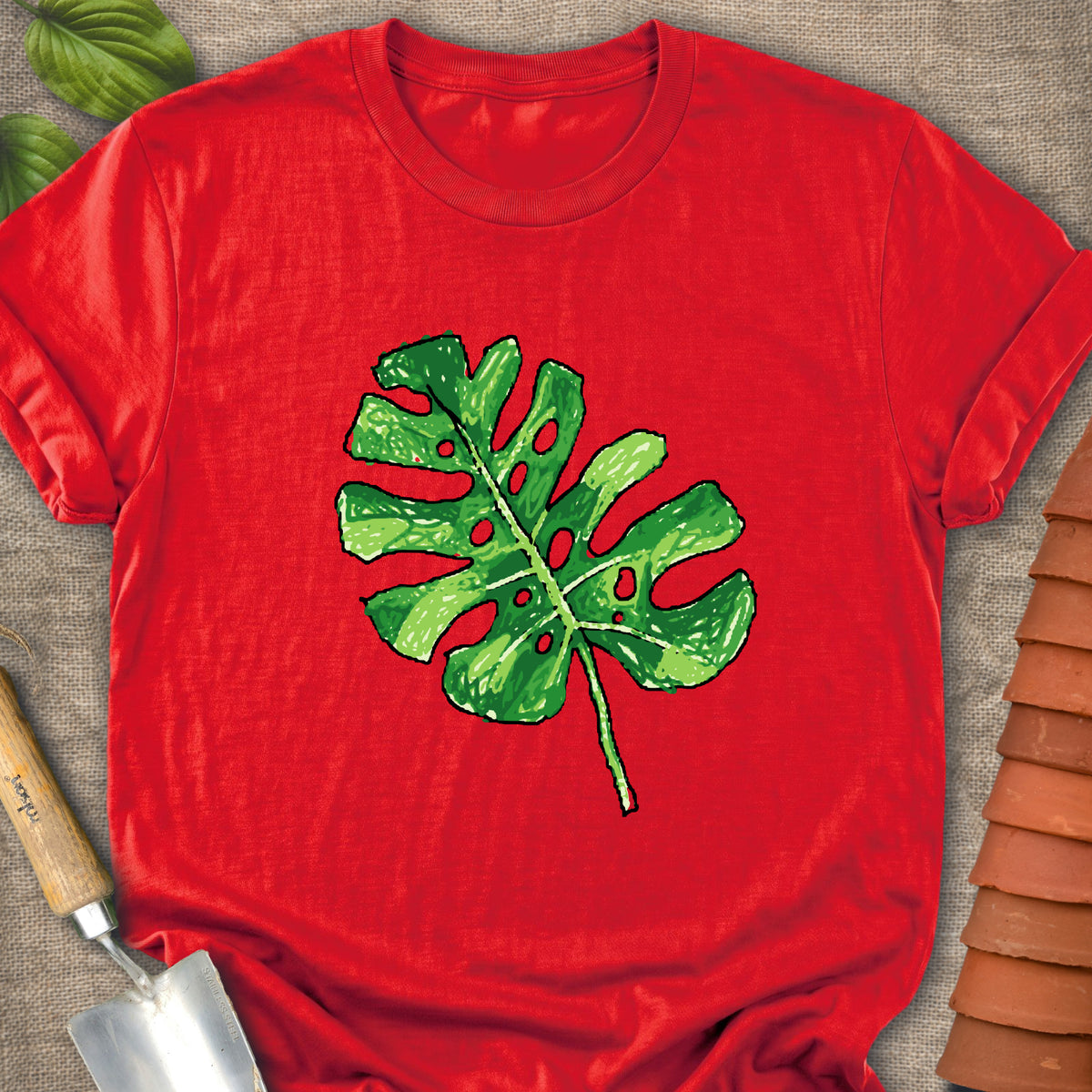 Monstera Leaf Sketch