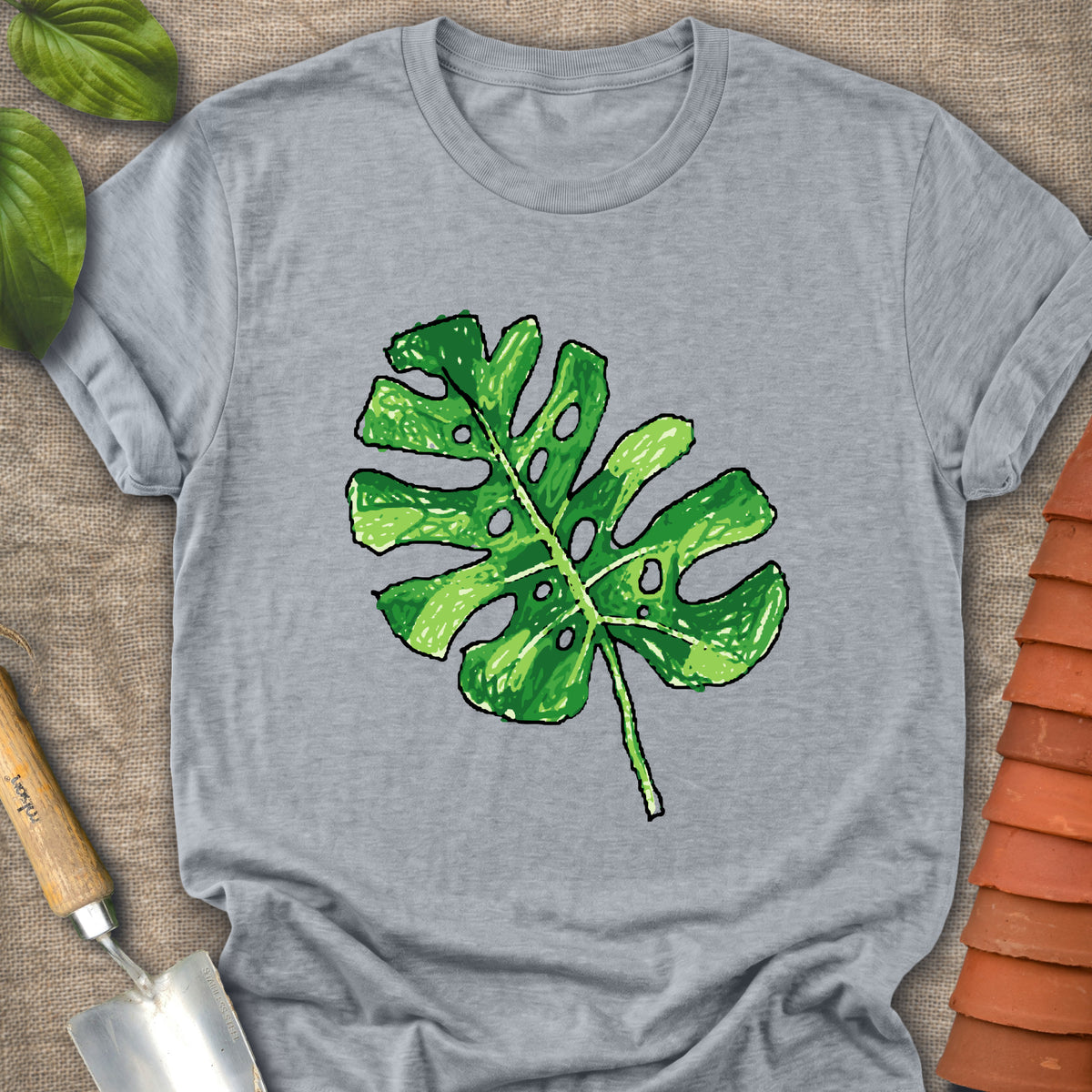Monstera Leaf Sketch