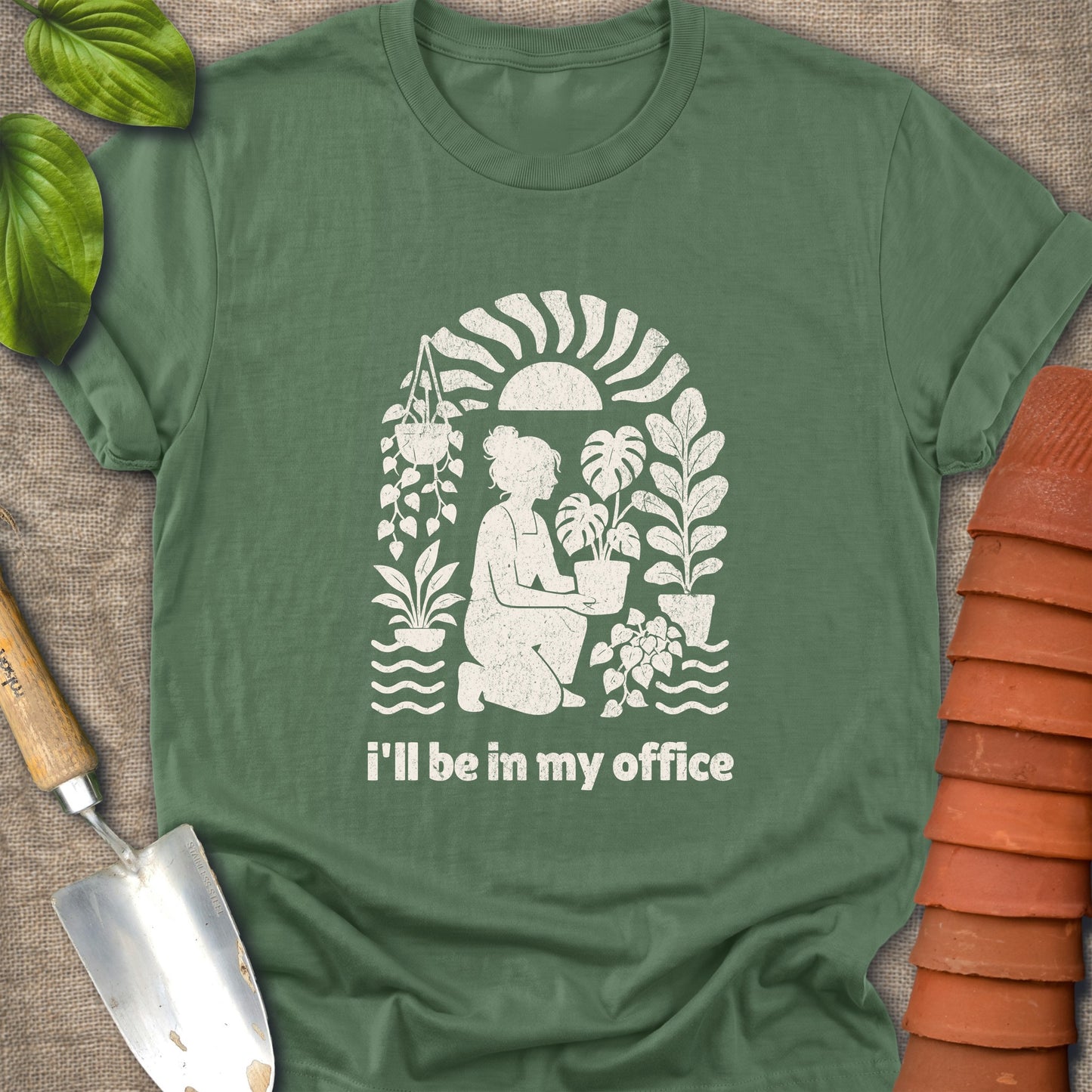 I'll Be In My Office Plant Person Shirt