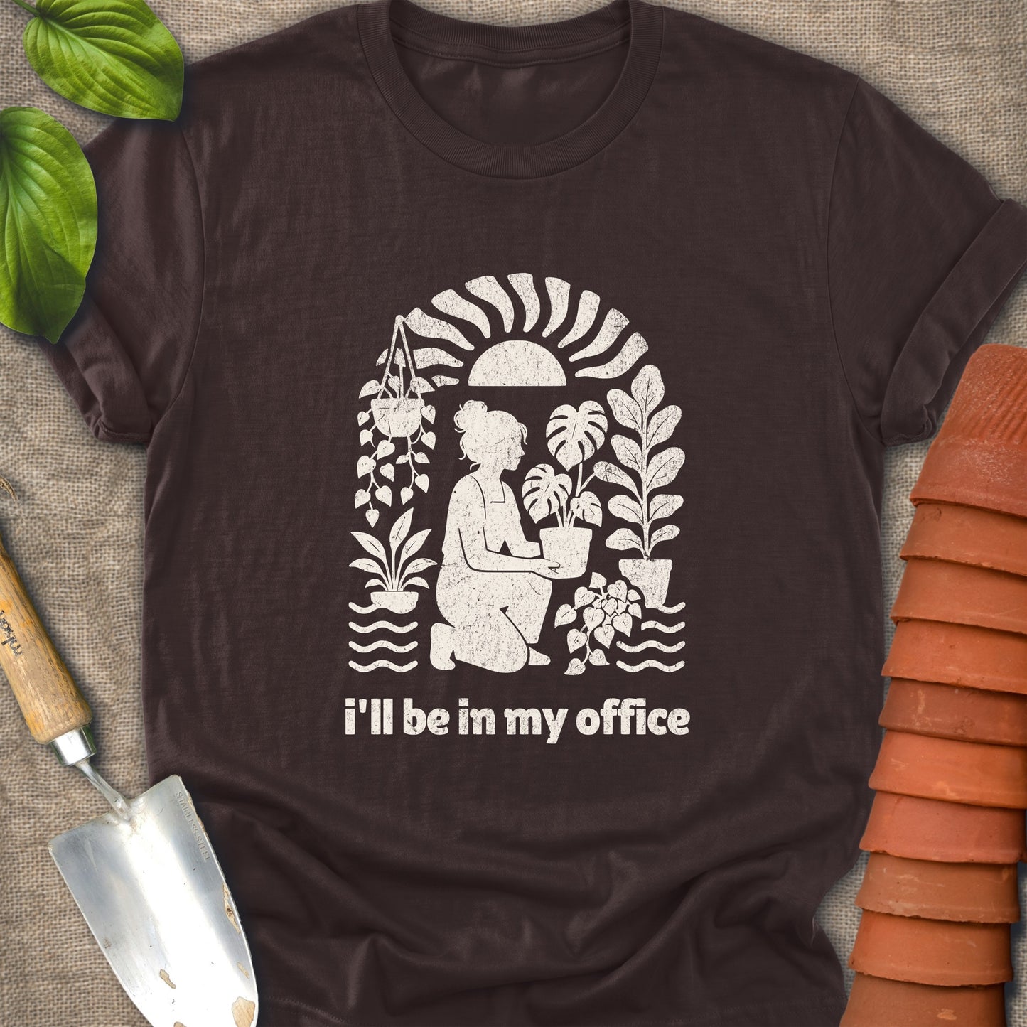 I'll Be In My Office Plant Person Shirt