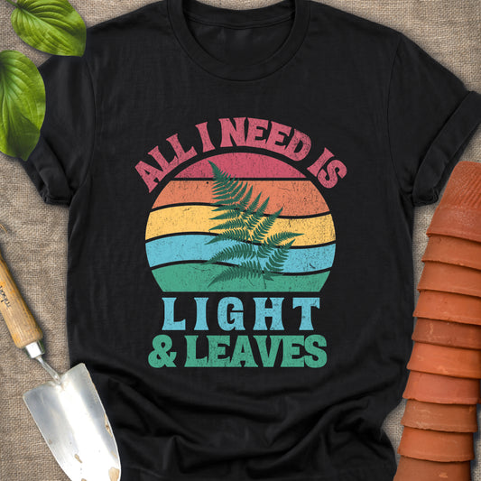 Light and Leaves Retro Sunset
