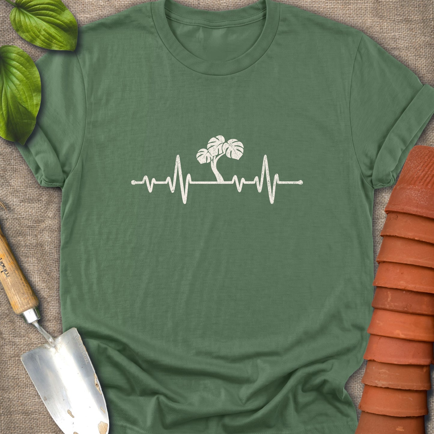 Monstera Heartbeat Shirt