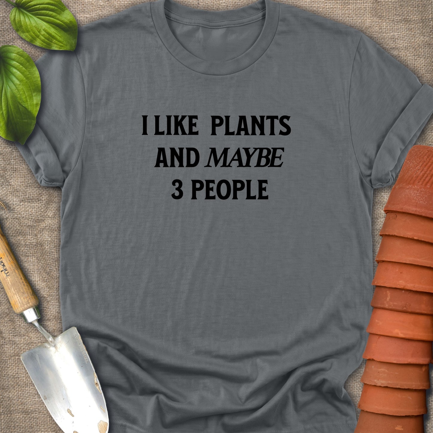 I Like Plants And Maybe 3 People Shirt